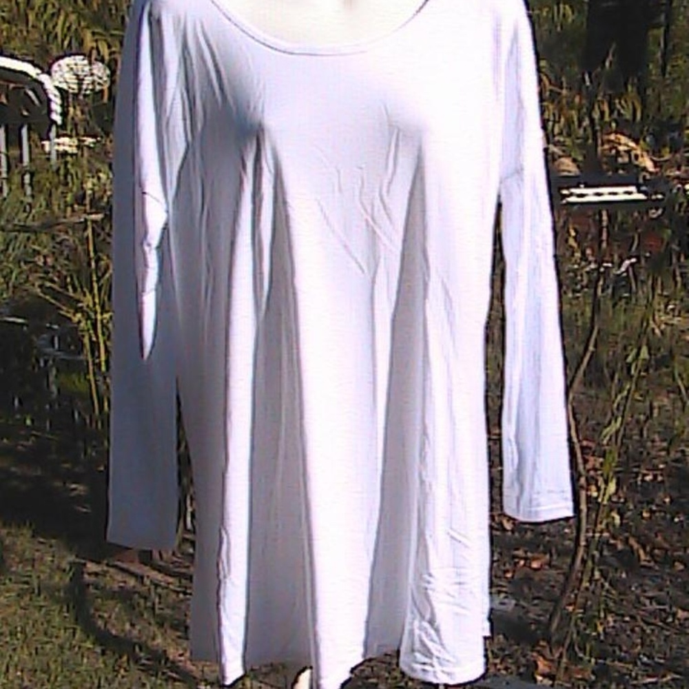 White Sleeve Bow Summer Shirt Size: L  (#1)